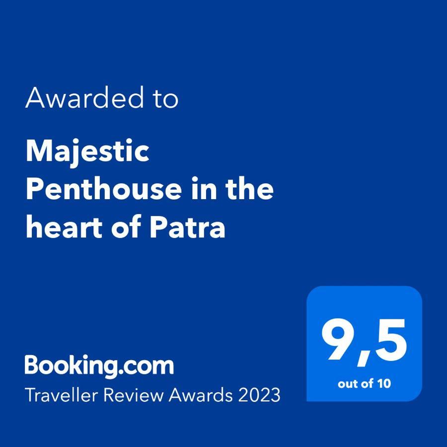 Apartmán Majestic Penthouse In The Heart Of Patra Exteriér fotografie